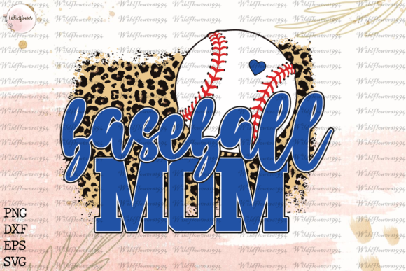 Baseball Mom Blue Leopard SVG: A Stitch Test Review
