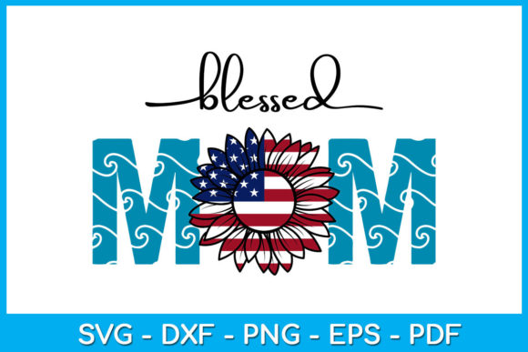 Blessed Mom Leopard Sunflower US Flag Design Review