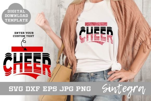 Cheer SVG Shirt Template Design 001 Review