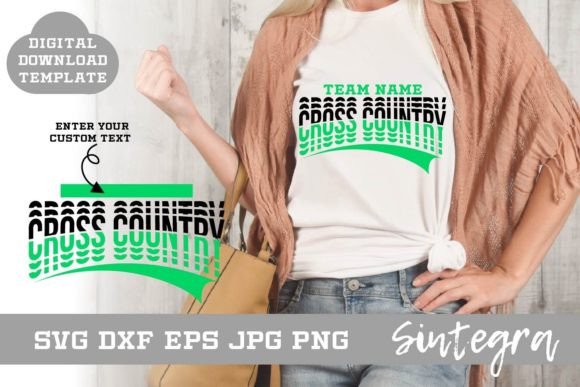 Cross Country SVG Shirt Template Design Review