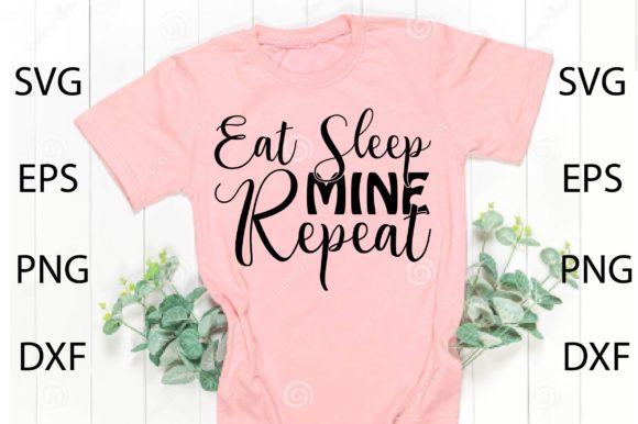 Eat Sleep Mine Repeat SVG: An Embroidery Review